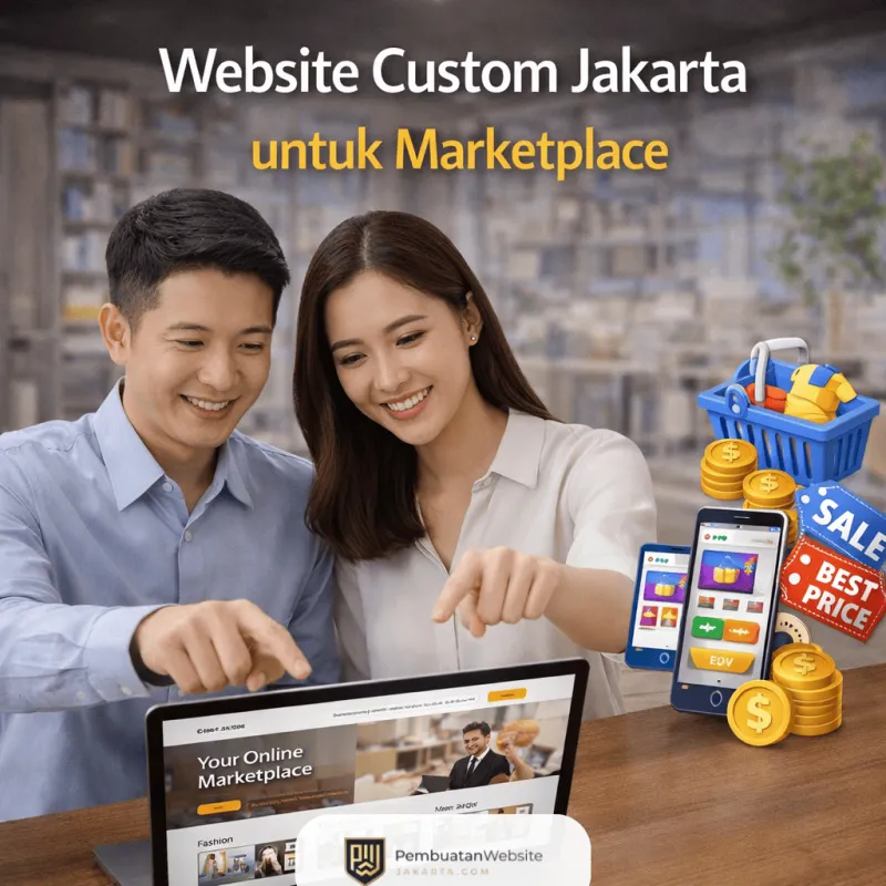 Website Custom Jakarta untuk Marketplace